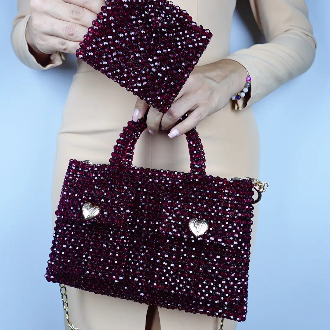 Matchy  din margele fatetate