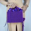 Dark Purple Mura din margele de tip mura