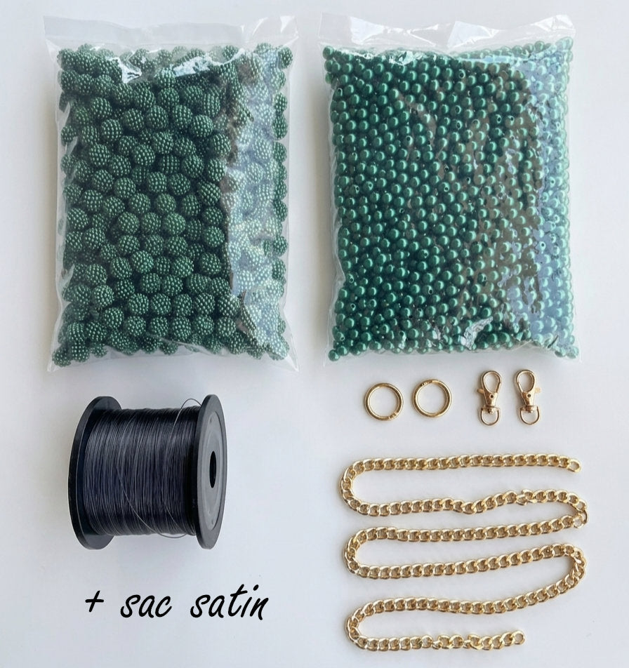 Kit Complet Geantă Dark Green MURA