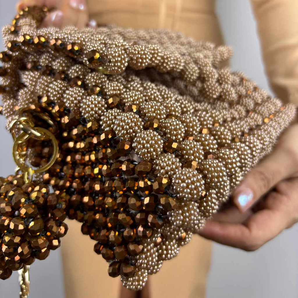 Gold Mura din margele tip mura si cristale