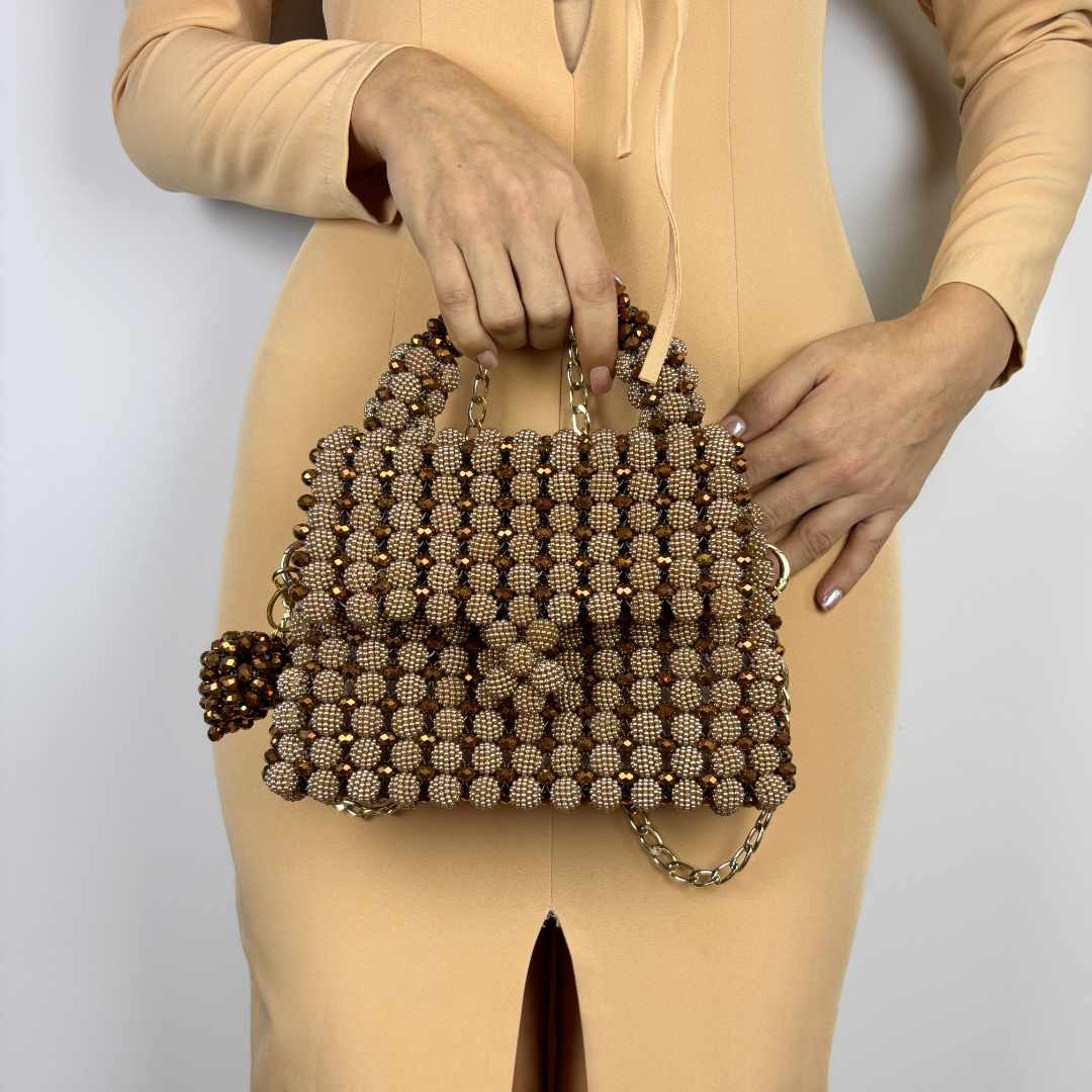 Gold Mura din margele tip mura si cristale